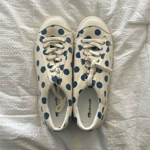 MADEWELL NWOB polka dot sneakers size 11